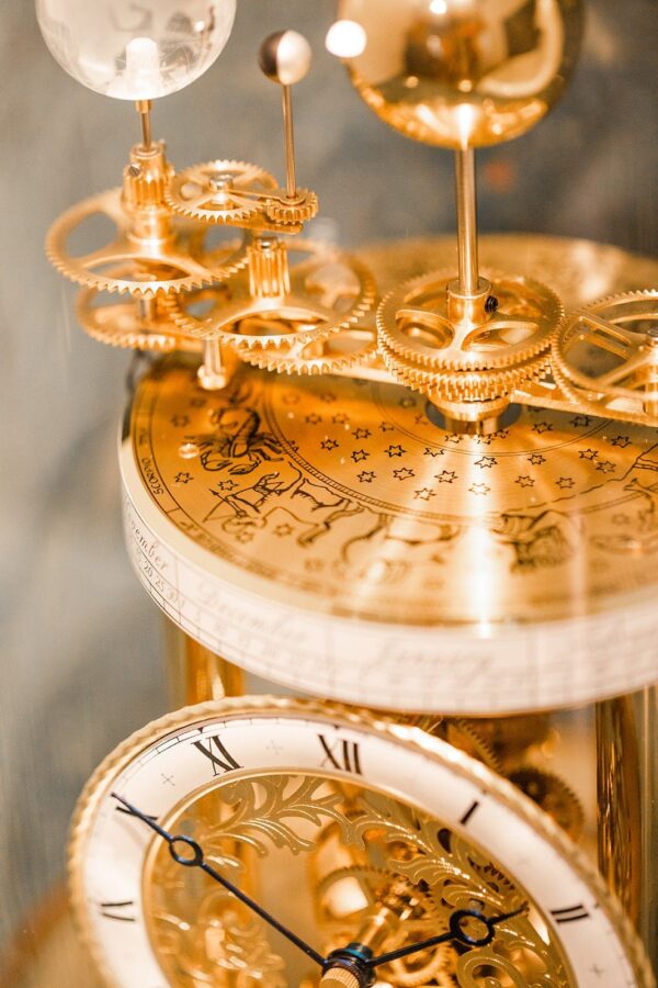 Hermle 22836072987 Astrolabium Table Clock