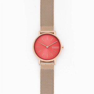 Skagen skw6612 black & pink watch hot sale