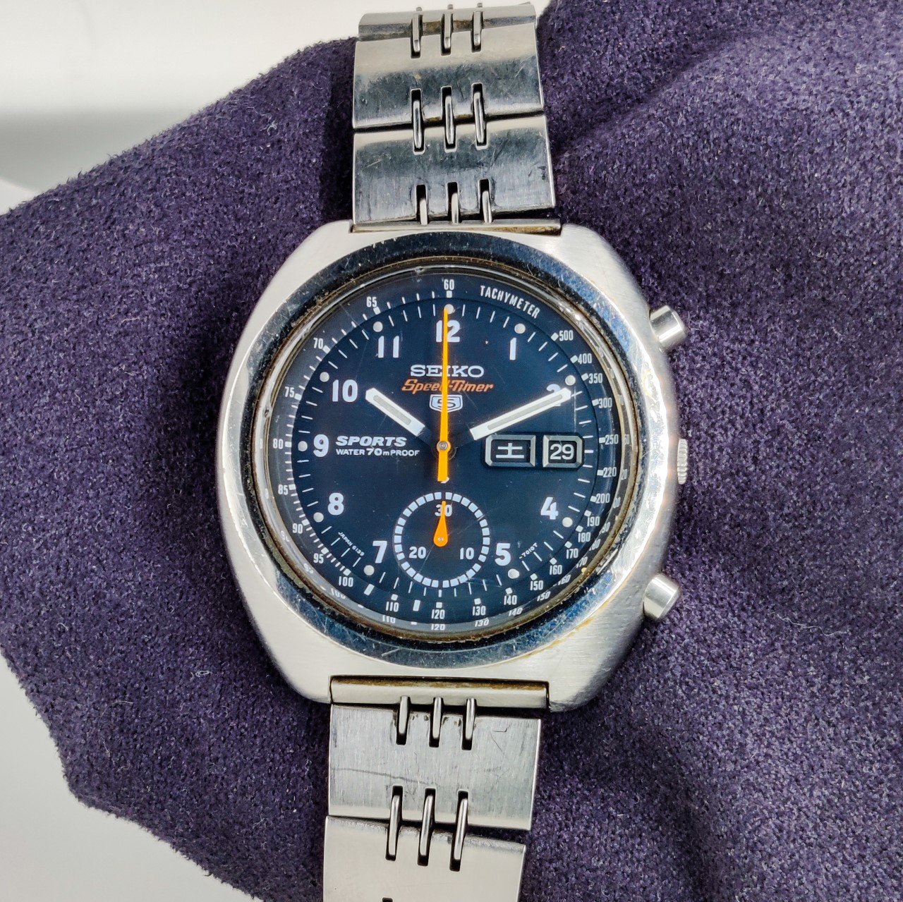 ブルー系一番のセイコー 5Sports Speed Timer 腕時計(アナログ) メンズブルー系￥23,240-ugel03-tno.gob.pe