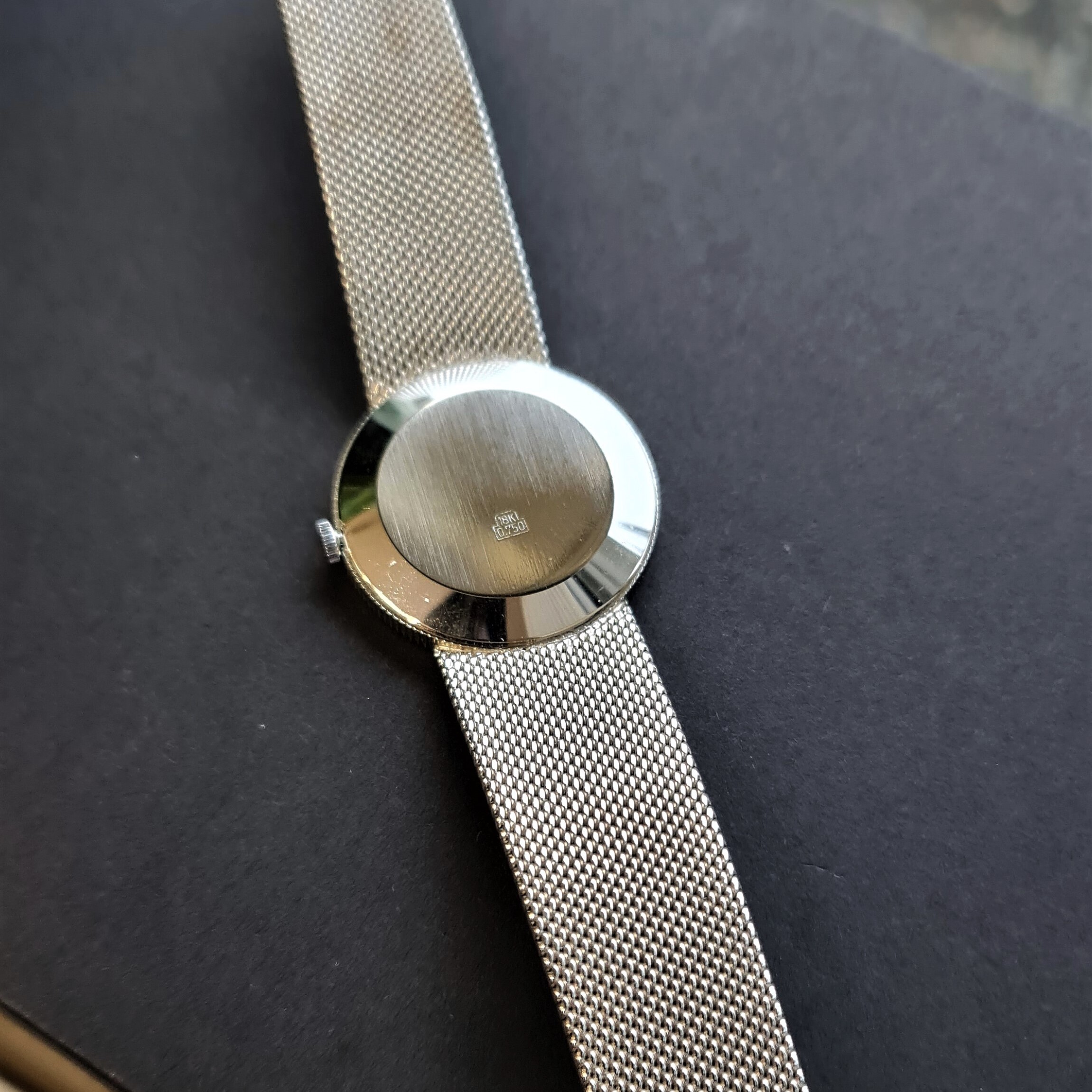 18k White gold Arabic dial watch Manual winding Swiss Movement – It's ...
