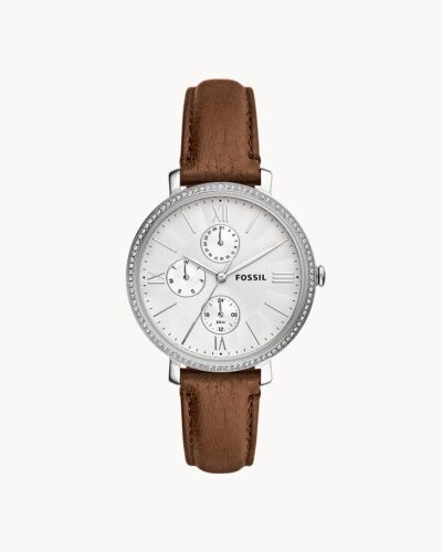 FOSSIL Jacqueline Multifunction Brown Eco Leather Watch ES5095