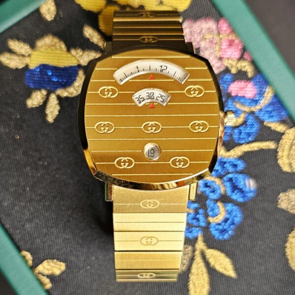 GUCCI Grip Watch 157.3 Gold Plated - Image 3