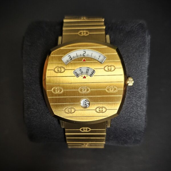 GUCCI Grip Watch 157.3 Gold Plated