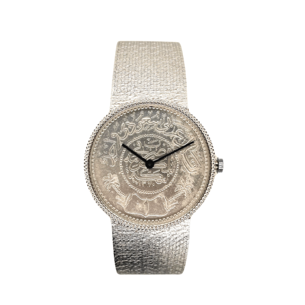 SWISS MADE 18K WHITE GOLD WATCH