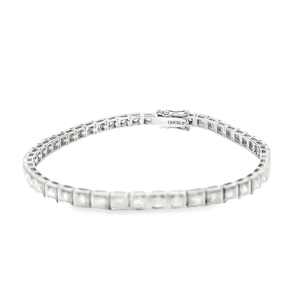 2.01CTNaturalDiamondTennisBracelet