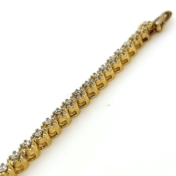 14KTYellowGoldDiamondBracelet