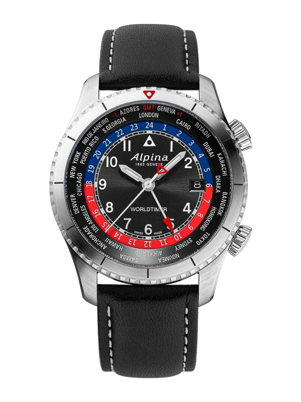 Alpina Startimer Pilot Quartz Worldtimer (AL-255BRB4S26)