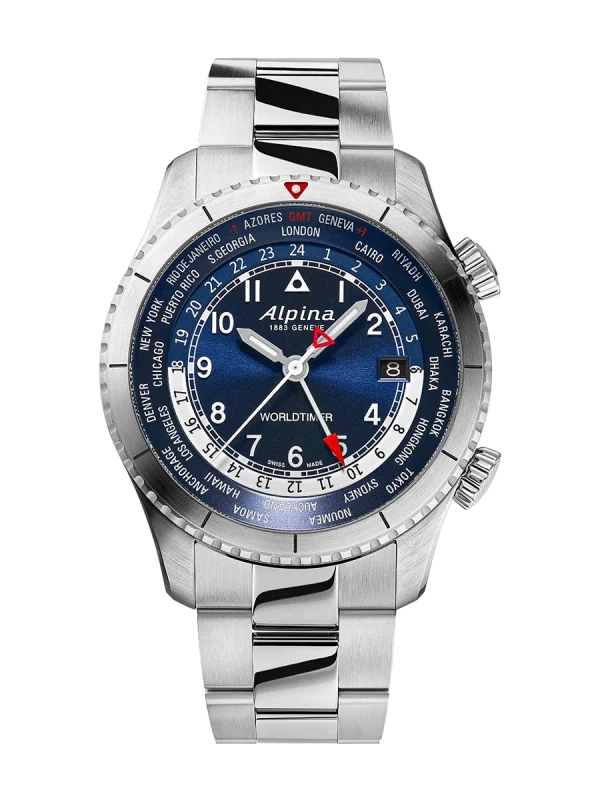 Alpina Startimer Pilot Quartz Worldtimer (AL-255N4S26B)