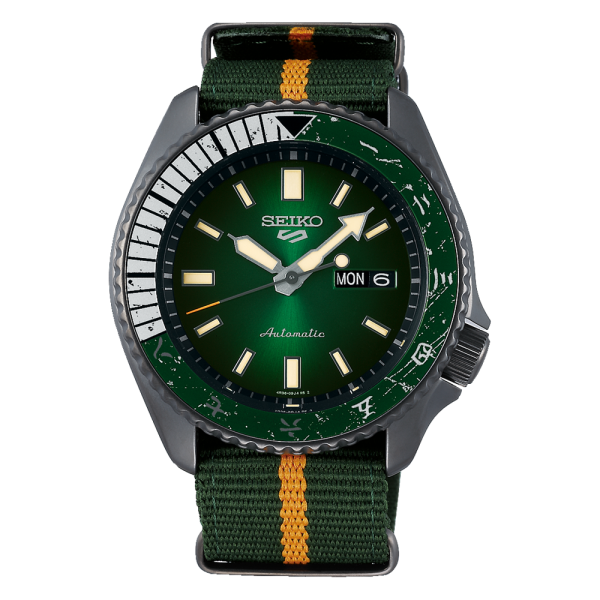 Seiko 5 Sports NARUTO & BORUTO Limited Edition - Rock Lee (SRPF73)