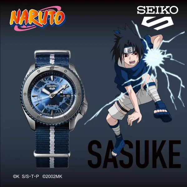 Seiko 5 Sports NARUTO & BORUTO Limited Edition - Sasuke Uchiha (SRPF69) - Image 4