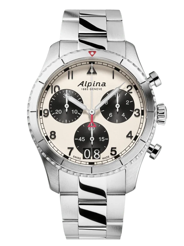 Alpina Startimer Pilot Quartz Chronograph Big Date (AL-372WB4S26B)