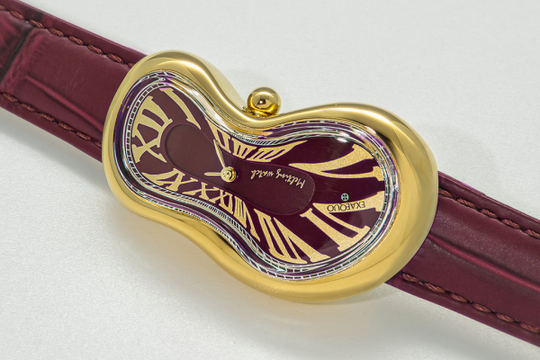 Exaequo Melting Watch Gold/Burgundy (EX0002.0006) - Image 2