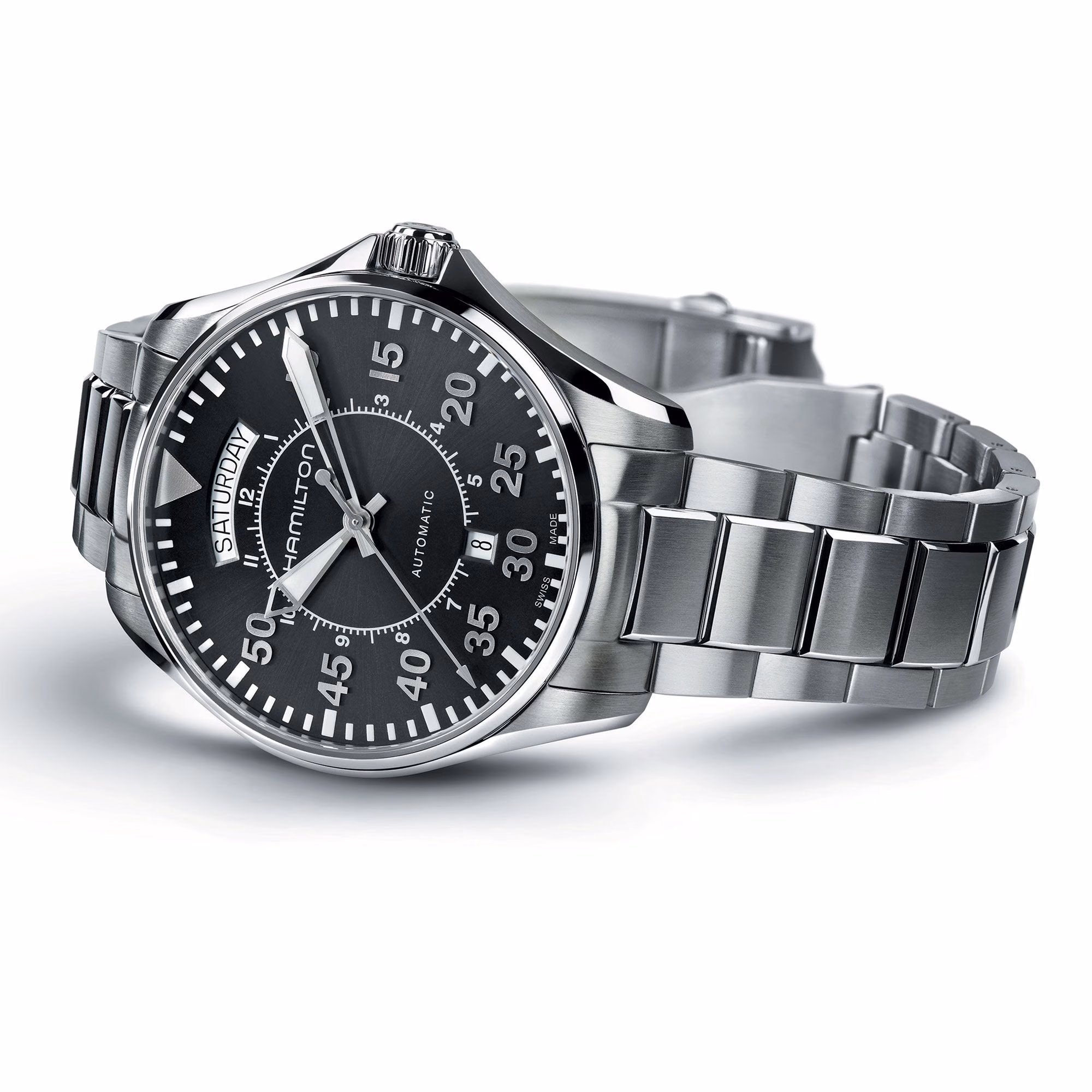Hamilton Khaki Aviation Pilot Day Date Auto (H64615135) - Image 3