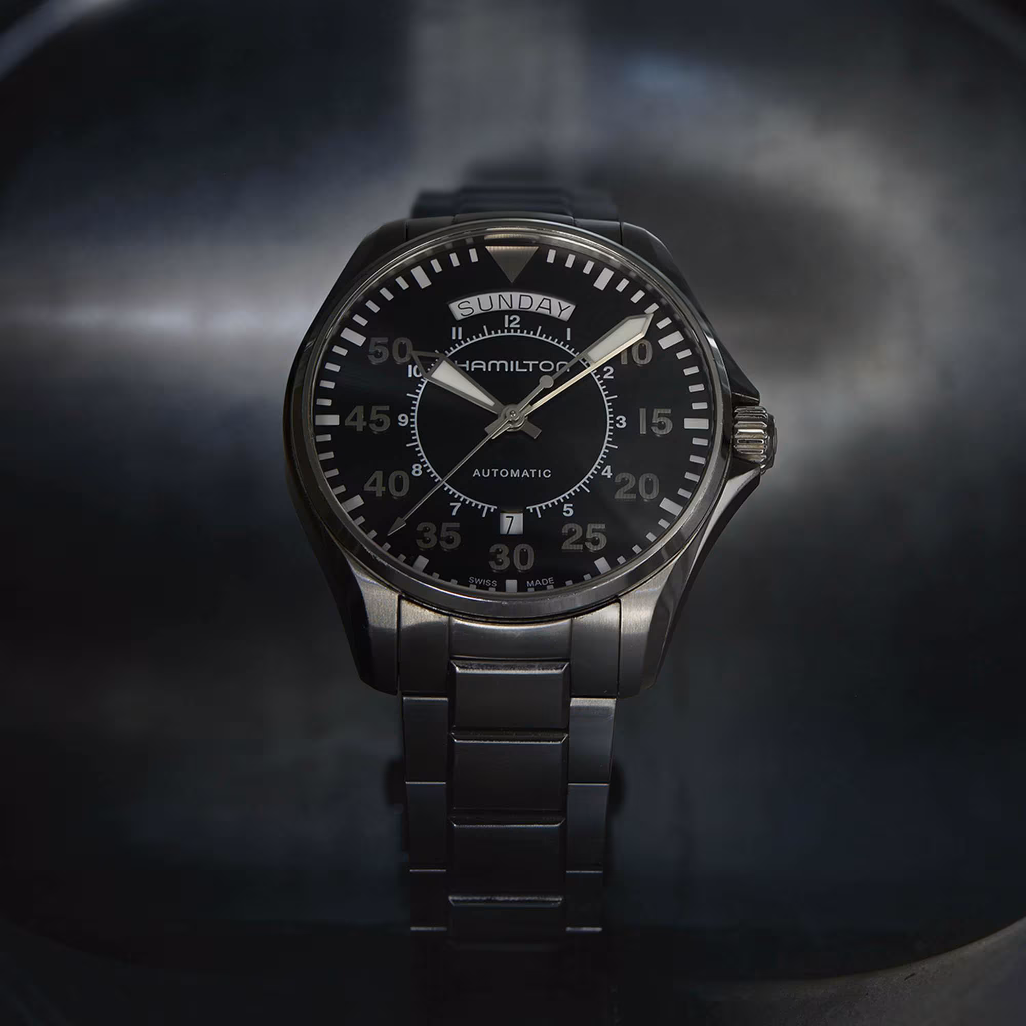 Hamilton Khaki Aviation Pilot Day Date Auto (H64615135) - Image 4
