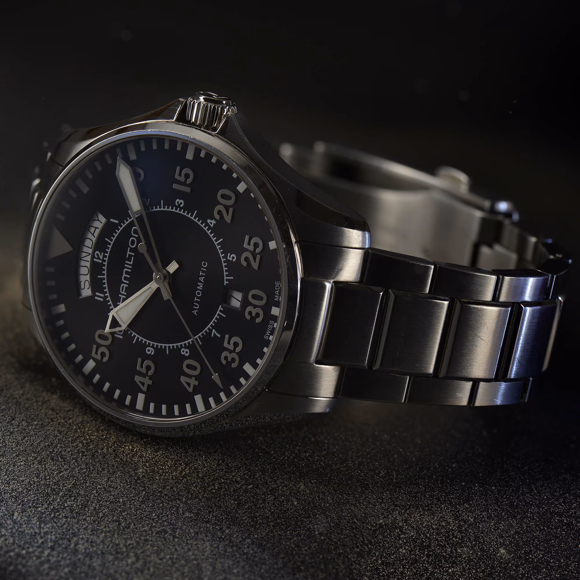 Hamilton Khaki Aviation Pilot Day Date Auto (H64615135) - Image 6