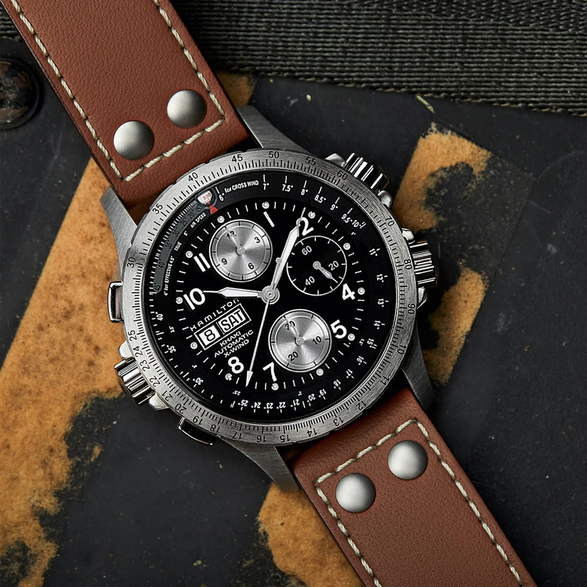 Hamilton Khaki Aviation X-Wind Auto Chrono (H77616533) - Image 9