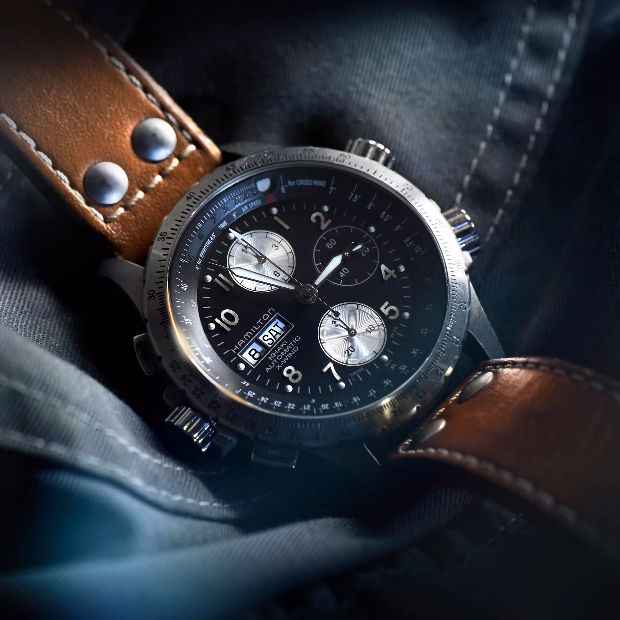 Hamilton Khaki Aviation X-Wind Auto Chrono (H77616533) - Image 3