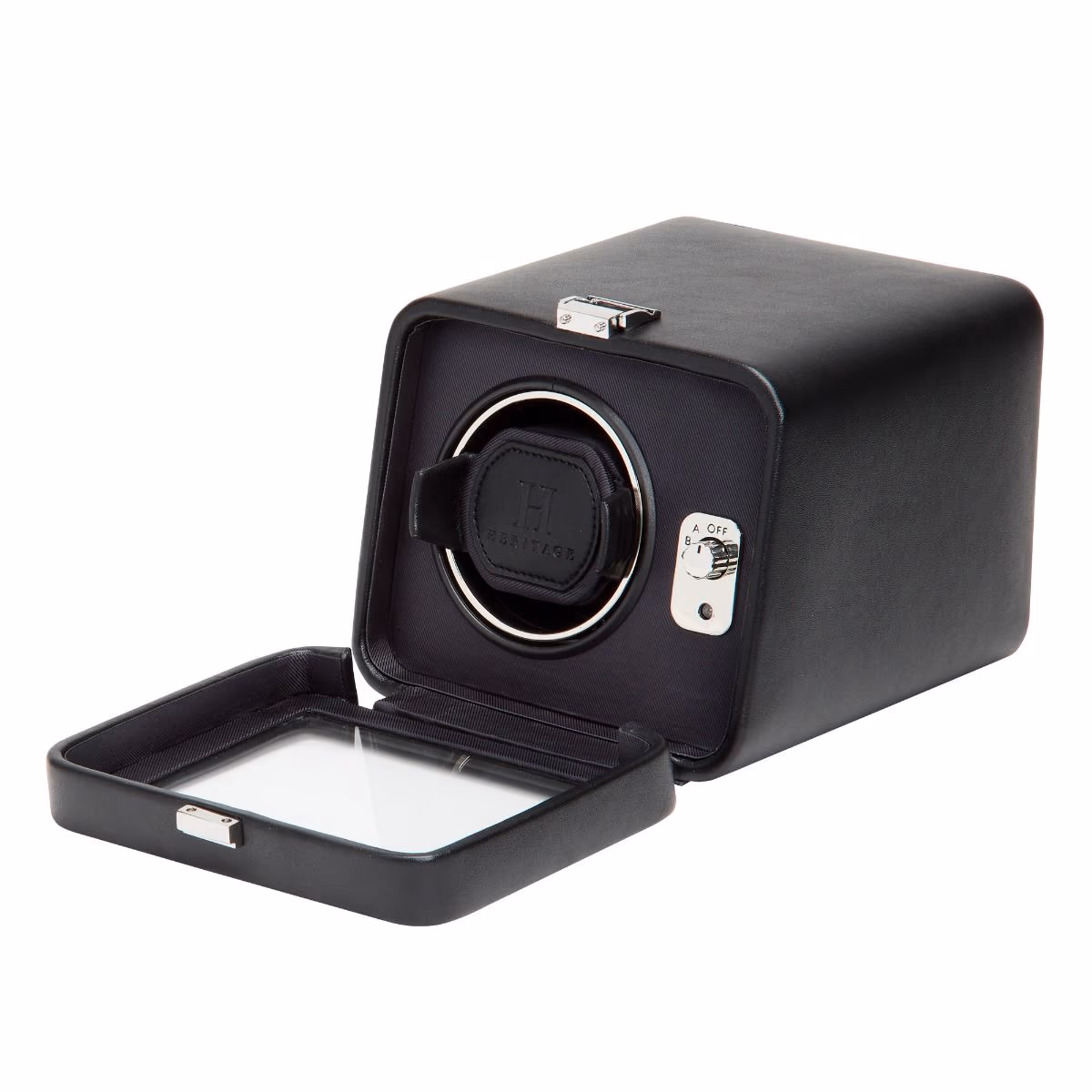 WOLF Windsor Single Watch Winder With Cover (4525029) - Image 3