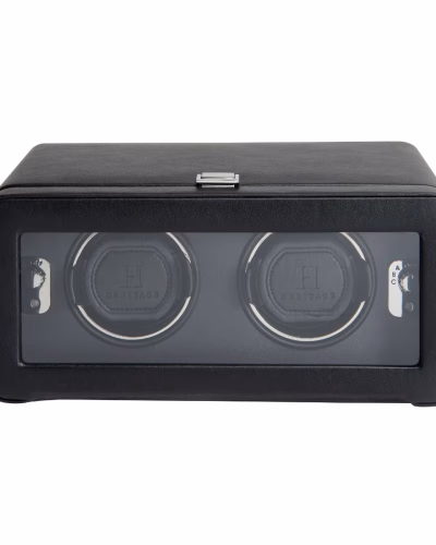 WOLF Windsor Double Watch Winder with Cover (4526029)