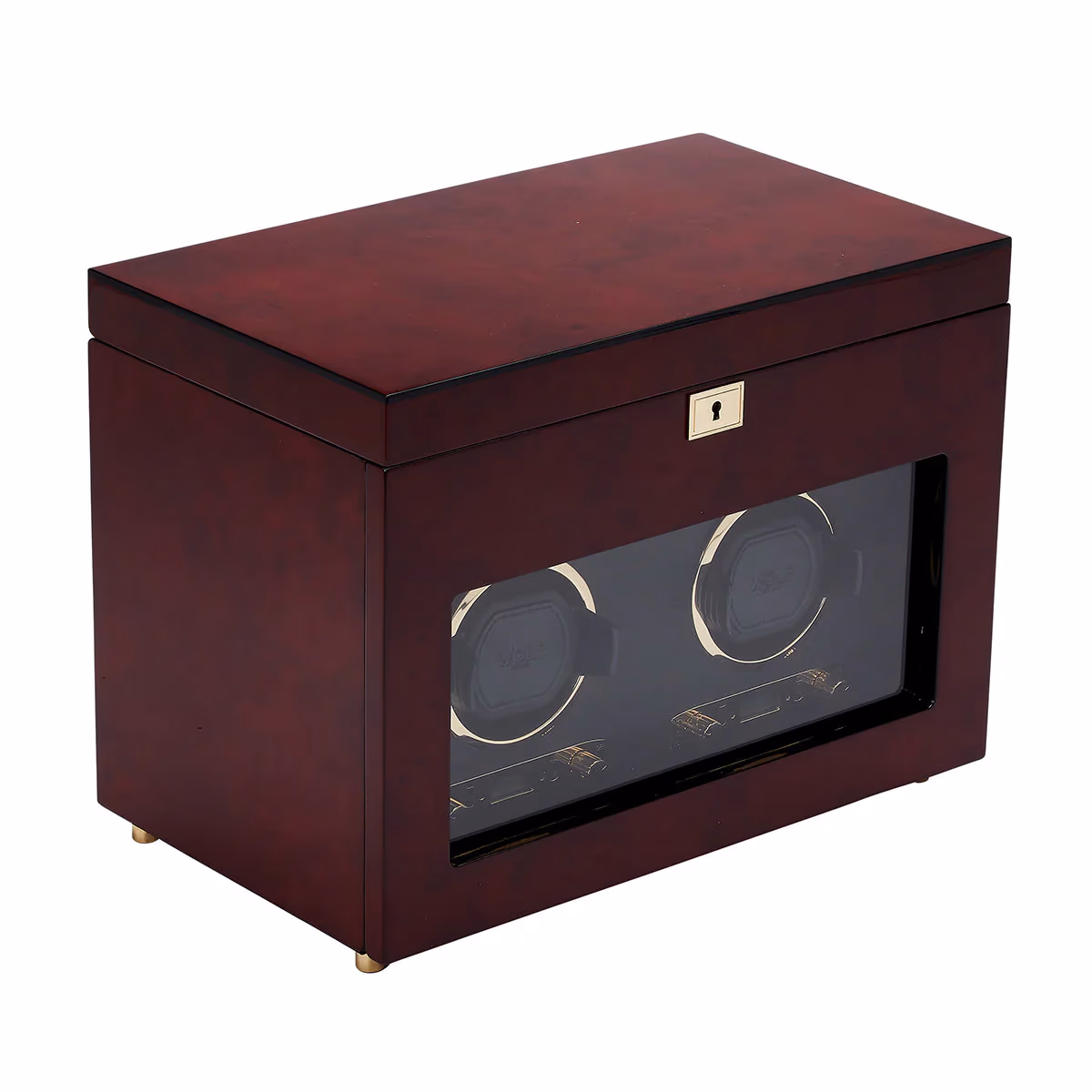 WOLF Savoy Double Watch Winder With Storage (454610) - Image 2