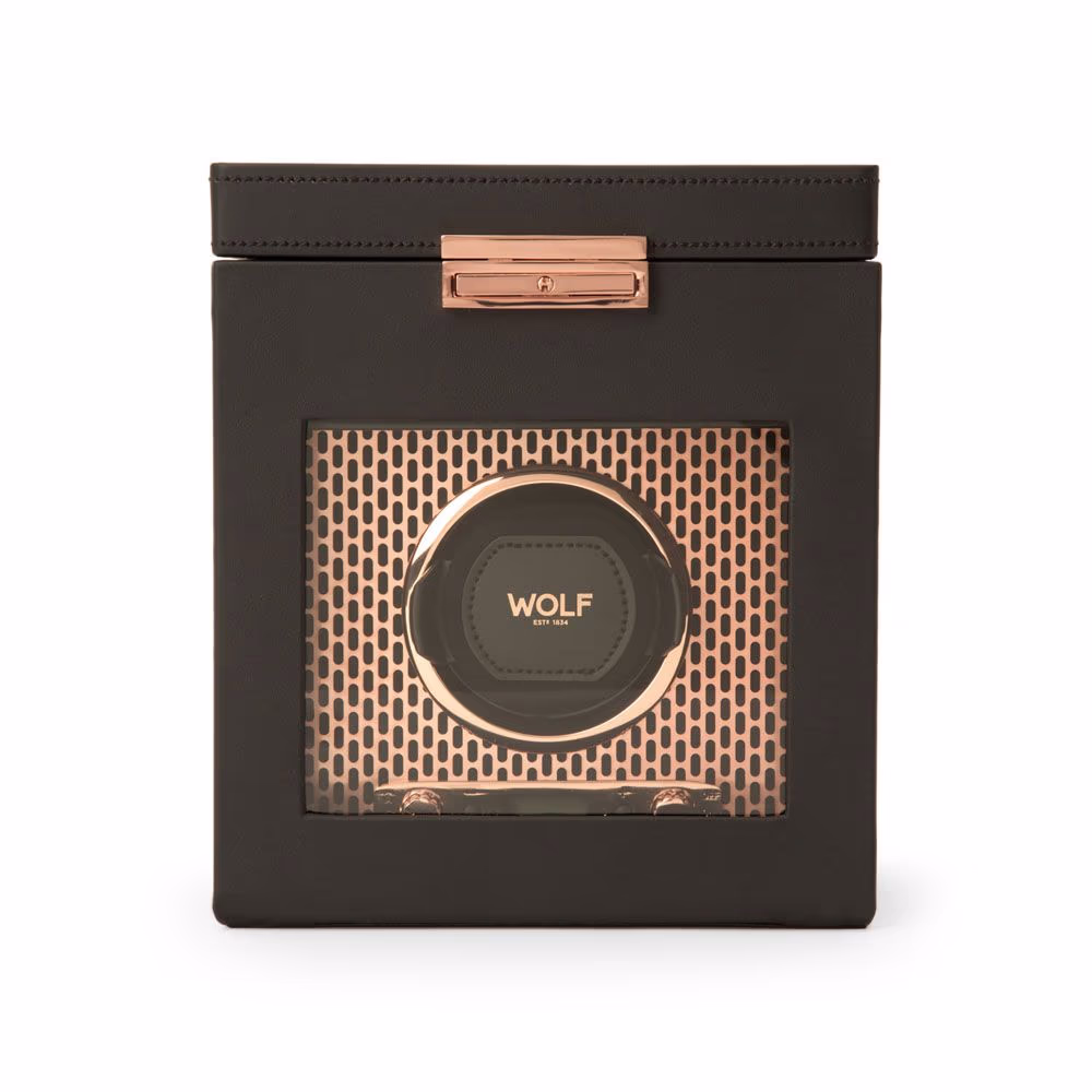 WOLF Axis Single Watch Winder With Storage (469216)