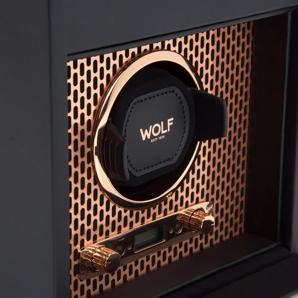 WOLF Axis Single Watch Winder With Storage (469216) - Image 5