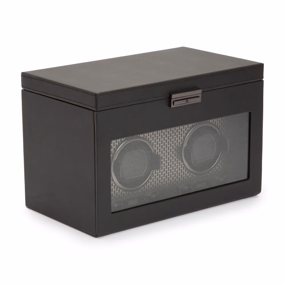 WOLF Axis Double Watch Winder With Storage (469303) - Image 2