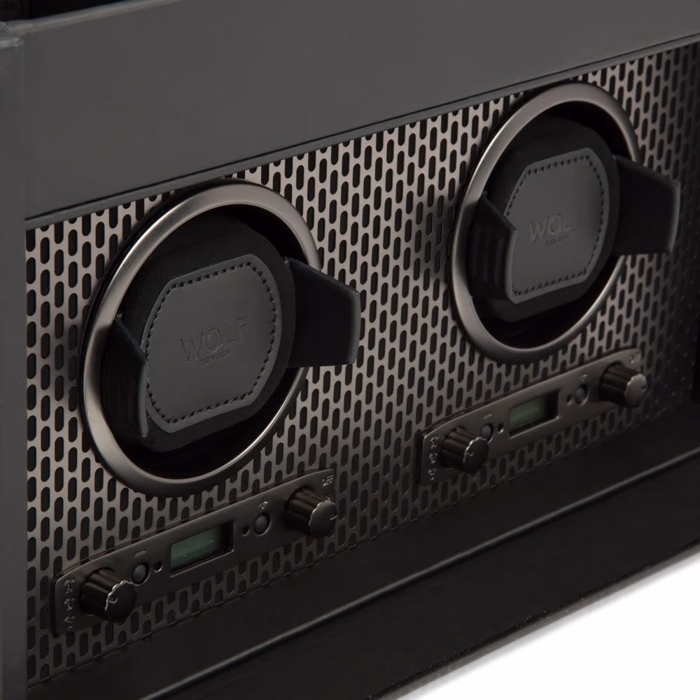 WOLF Axis Double Watch Winder With Storage (469303) - Image 5