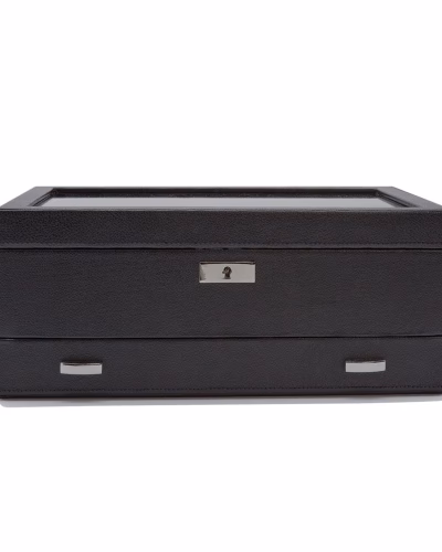 WOLF Roadster 10 Piece Watch Box With Drawer (477656)