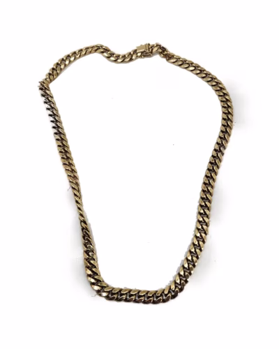 Cuban Chain Hollow 22" YG 10K