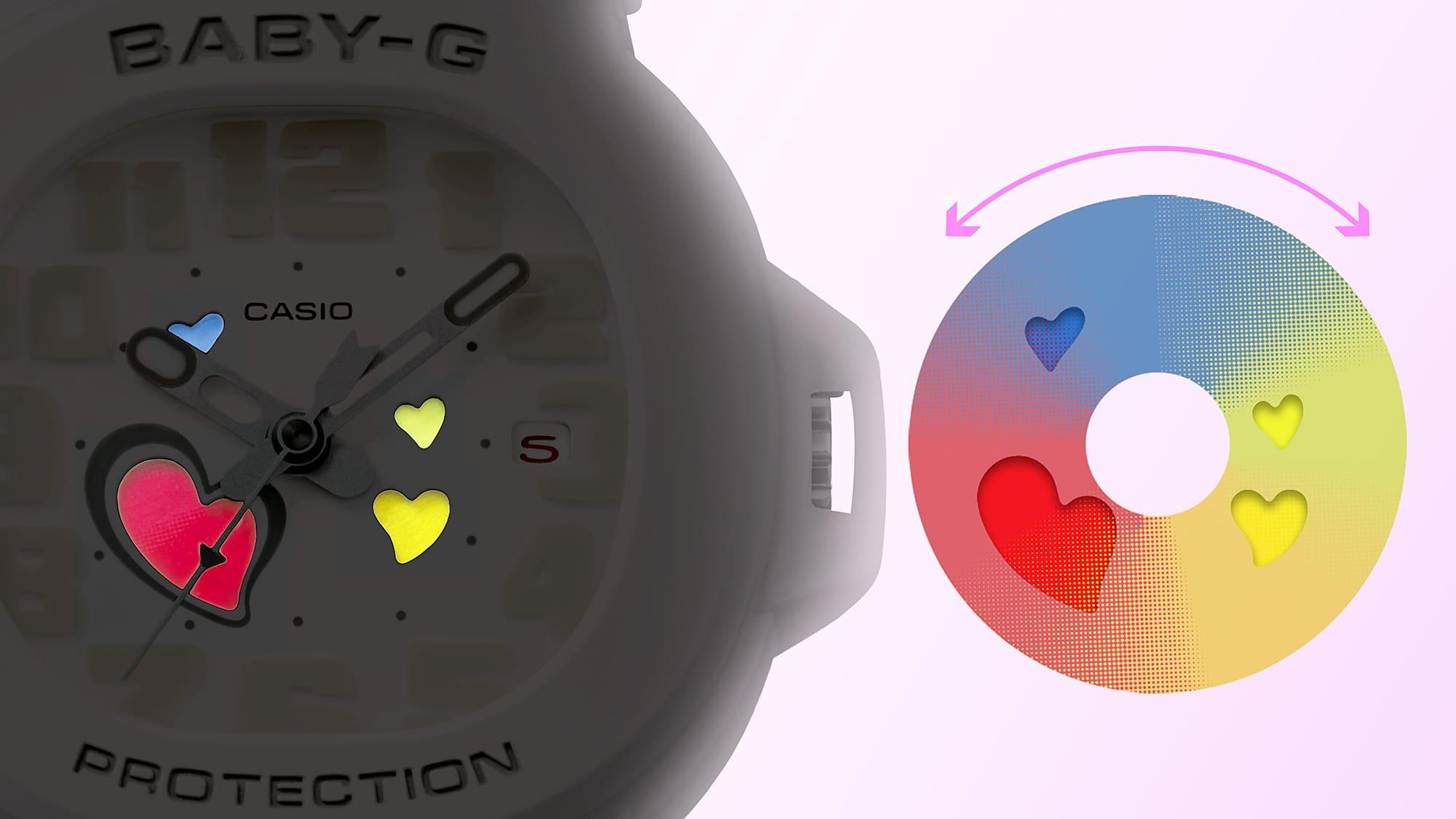 Casio Baby-G Playful Hearts Pink (BGA-10-4A) - Image 8