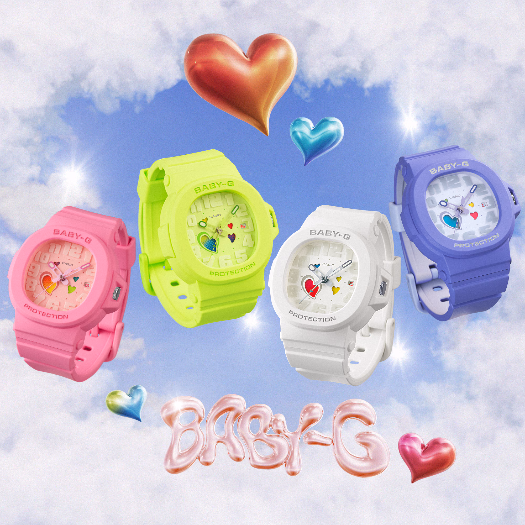 Casio Baby-G Playful Hearts Pink (BGA-10-4A) - Image 4
