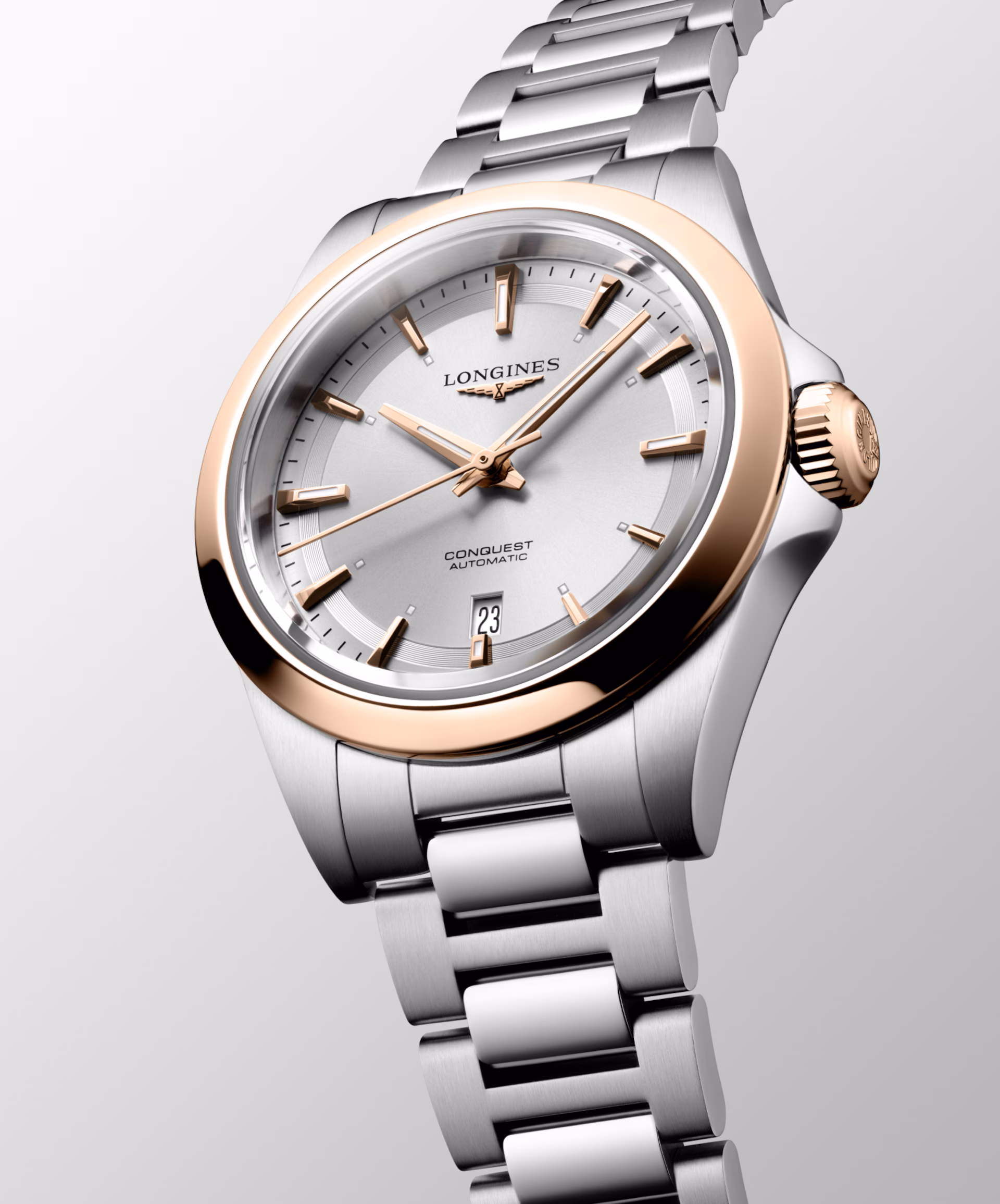 Longines Conquest Automatic 18K Rose Gold Cap 30mm (L3.320.5.72.6) - Image 5