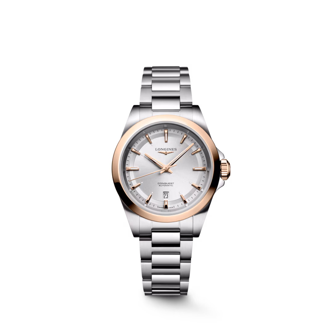 Longines Conquest Automatic 18K Rose Gold Cap 30mm (L3.320.5.72.6)